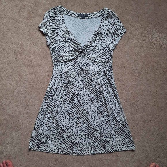 Twenty One print cap sleeve dress - Picture 1 of 2